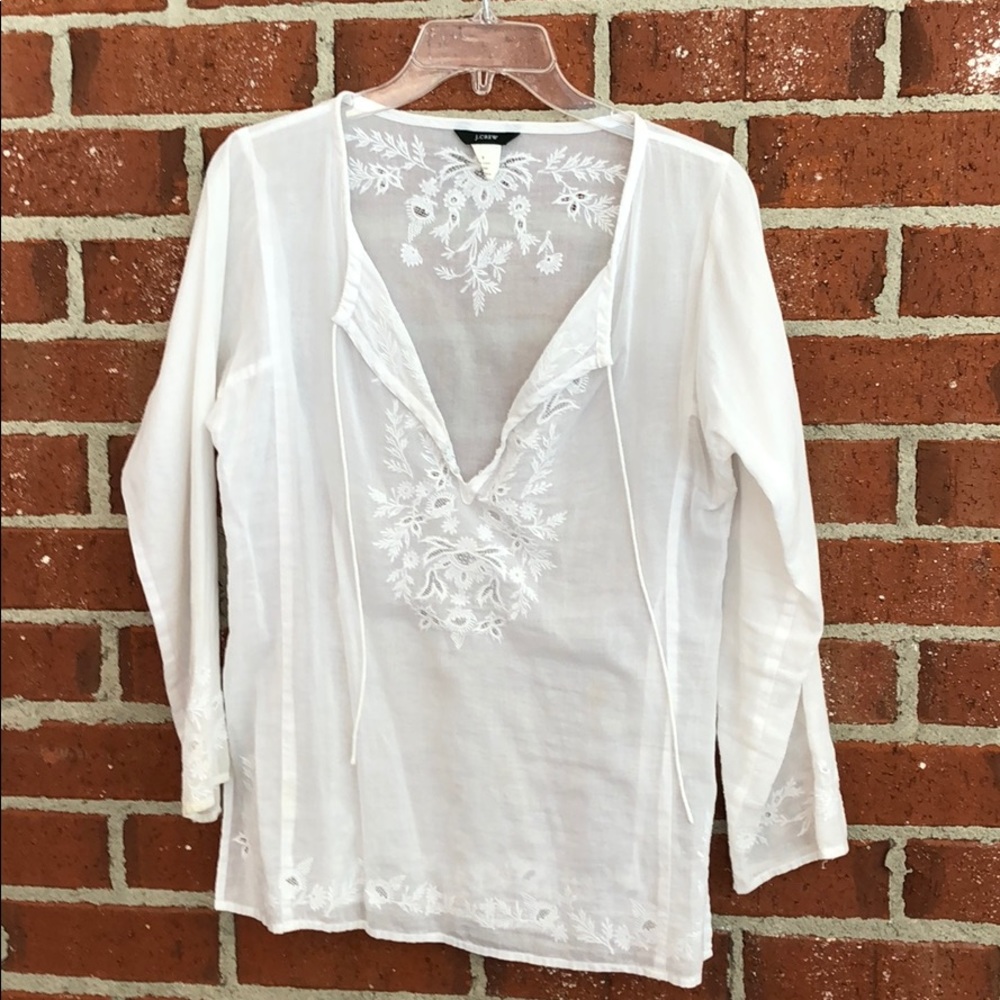 J.Crew white top